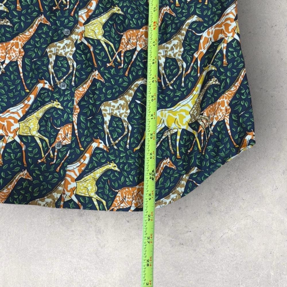 J. Crew 100% silk giraffe print blouse - Picture 6 of 6